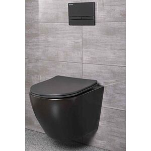 KERRA - Inštalačný set WC Delos BLM/Adriatic Black 5907548115881 vyobraziť