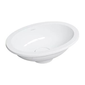 OMNIRES - SHELL M+ umývadlo zapustené do dosky, 38 x 25 cm, lesklá biela SHELL380UPBP vyobraziť