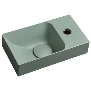 SAPHO - PICCOLINO betónové umývadlo 30, 8x17cm, batéria vpravo, zelená mat PK30523 vyobraziť