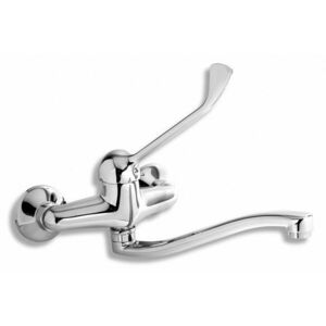 NOVASERVIS - Drezová batéria 150 mm lekárska páka Metalia 55 chróm 55070L, 0 vyobraziť
