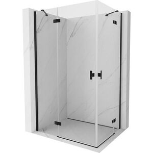 MEXEN/S - Mist H Duo sprchovací kút dvere krídlové 120 x 100, transparent, čierna 8A5-120L-100P-70-00 vyobraziť