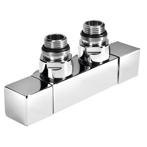 SAPHO - CUBE TWIN pripojovacia súprava ventilu pre stredové pripojenie, chróm CP581S vyobraziť