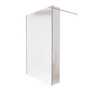 BESCO - Walk-in sprchovací kút AVEO - FARBA rámu - Chróm / Leštený hliník (ALU), Pevná stena - 30 cm, Rozmer A - 140 cm, Rozmer C - 195 cm, Výplň - Číre bezpečnostné sklo - 8 mm BCAVEO140+BCAVEO30 vyobraziť