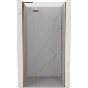 MEXEN/S - Mist-H L sprchové dvere krídlové ľavé 105, transparent, meď kartáčovaná 8A5L-105-000-65-00-L vyobraziť