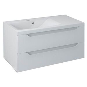 SAPHO - WAVE umývadlová skrinka 89, 7x45x47, 8cm, biela, ľavá WA092-3030 vyobraziť