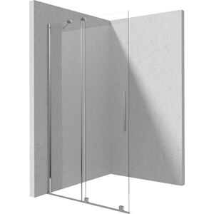 DEANTE - Sprchová stena Prizma chróm, walk-in, 140 cm - posuvná KTJ_034R vyobraziť