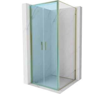 MEXEN - Bočná stena pre Exo 100x200 6mm zlato, transparent 810-100-000-50-00 vyobraziť