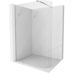 MEXEN/S - Kioto Sprchová zástena WALK-IN zaoblená 80 x 200, transparent 8 mm, chróm 800-080-101-01-06 vyobraziť