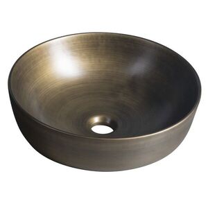 SAPHO - PRIORI keramické umývadlo na dosku, priemer 41, 5cm, bronz PI032 vyobraziť