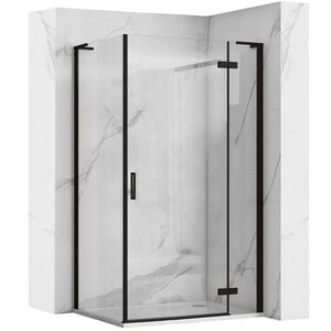 REA/S - Sprchová kabína Hugo Black 100x80 KPL-45224 vyobraziť
