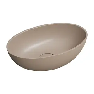 OMNIRES - SHELL M+ umývadlo na dosku, 50 x 32 cm, béžová mat SHELL500UNDB vyobraziť
