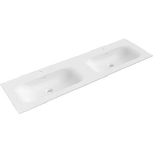 MEXEN - Vela dvojumývadlo zapustené do dosky 161 x 46, 5, biela mat 25231601D vyobraziť