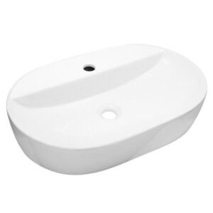 Mereo Umývadlo na dosku bez prepadu, Lota, 610x400x120 mm, keramické UC614012O vyobraziť