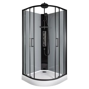 KERRA - Hydromasážny box WEGA 90 čierna 5907548123497 vyobraziť