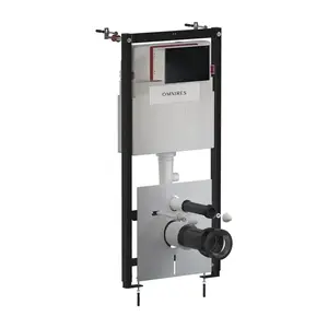 OMNIRES - SET: STRONGFRAME Rám do podomietkovej inštalácie s ECO splachovaním + MINIMAL splachovacie tlačidlo, matná čierna STFWCECO1M-RBLM vyobraziť