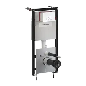 OMNIRES - SET: STRONGFRAME Rám do podomietkovej inštalácie s ECO splachovaním + MINIMAL splachovacie tlačidlo, lesklá biela STFWCECO1M-RBP vyobraziť