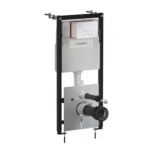 OMNIRES - SET: STRONGFRAME Rám do podomietkovej inštalácie s ECO splachovaním + MINIMAL splachovacie tlačidlo, lesklý chróm STFWCECO1M-RCR vyobraziť
