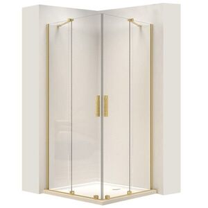 REA - Sprchová kabína Montana Double Gold Brush 80x80 REA-K6695 vyobraziť
