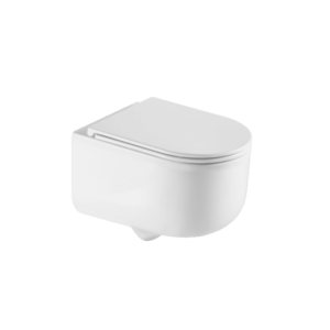 INVENA - WC misa závesná, Korfu guľatá, s doskou soft-close CE-95-001-L vyobraziť