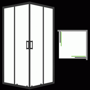 Laveo - Desna - štvorcový sprchovací kút 90x90 cm JKD_796K vyobraziť