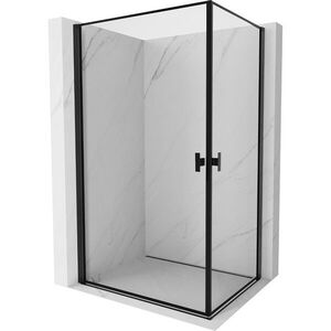 MEXEN/S - Mist-B Duo sprchovací kút dvere krídlové 70 x 90, čierna okraj, čierna 8A2-070L-090P-70-70 vyobraziť