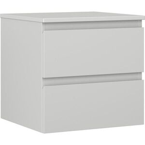 MEXEN/S - Orio kúpeľňová skrinka pod umývadlo 50 cm s doskou, 2 zásuvky, sivá mat 91A10-05047-2-BFFC62 vyobraziť
