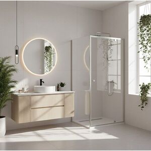 REA/S - Sprchovací kút Primo Swing 100x100 Chrome KPL-K5357 vyobraziť