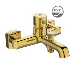 Laveo - Pola - nástenná vaňová batéria bez príslušenstva, zlato BAP_G10B vyobraziť