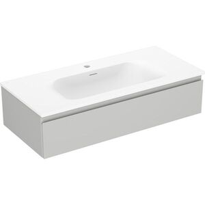 MEXEN/S - Orio kúpeľňová skrinka 100 cm s umývadlom Vela, 1 šuplík, sivá mat/biela mat 91A10-10023-1-BF62-W23M01 vyobraziť