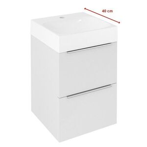 SAPHO - EMONA umývadlová skrinka 39, 4x55x39cm, biela lesk EM040-3030 vyobraziť