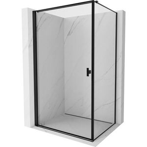 MEXEN/S - Mist-B sprchovací kút dvere krídlové ľavá 80 x 85, čierna okraj, čierna 8A2T-080-085-70-70-L vyobraziť