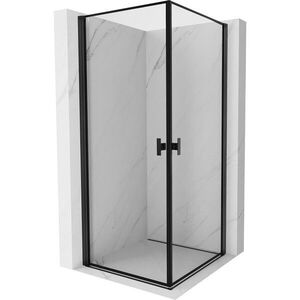 MEXEN/S - Mist-B Duo sprchovací kút dvere krídlové 90 x 90, čierna okraj, čierna 8A2-090L-090P-70-70 vyobraziť