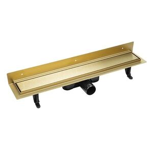 Laveo - Basso - sprchový žľab nástenný 80 cm, zlato COB_G81D vyobraziť