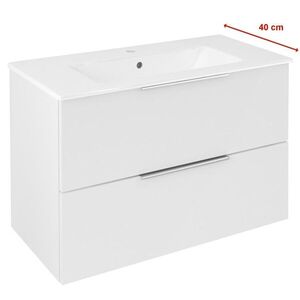 SAPHO - CIRASA umývadlová skrinka 78x54x39cm, biela lesk CR792-3030 vyobraziť