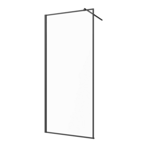 INVENA - Walk-in II 100x200cm, rámček 8mm shiny-glass, čierna AK-32-108-S vyobraziť