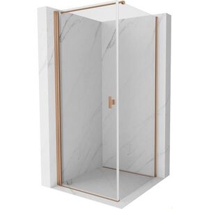 MEXEN/S - Mist-B sprchovací kút dvere krídlové 100 x 100, transparent, meď kartáčovaná 8A2T-100-100-65-00 vyobraziť