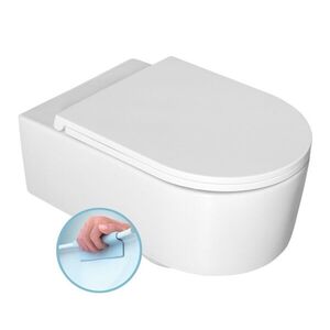 ISVEA - SISTEMA A závesná WC misa, Rimless, 36x53, 5cm, biela 10SL02001 vyobraziť