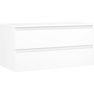 MEXEN/S - Orio kúpeľňová skrinka pod umývadlo 100 cm s doskou, 2 zásuvky, biela mat 91A10-10047-2-BFFC01 vyobraziť