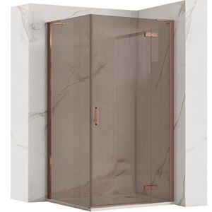 REA/S - Sprchová kabína Hugo Copper Brush 80x80 KPL-K6964 vyobraziť