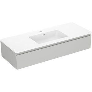 MEXEN/S - Orio kúpeľňová skrinka 120 cm s umývadlom Otis, 1 šuplík, šedá mat/biela mat 91A10-12023-1-BF62-W18M01 vyobraziť