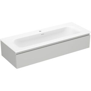 MEXEN/S - Orio kúpeľňová skrinka 120 cm s umývadlom Vela, 1 šuplík, sivá mat/biela mat 91A10-12023-1-BF62-W23M01 vyobraziť