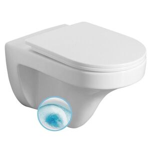 AQUALINE - DENICA závesná WC misa, Vortex Rimless, 36x52cm, biela PS8512 vyobraziť