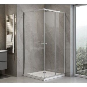 AQUALINE - AGGA štvorcová sprchová zástena 700x700, číre sklo HLF707Y vyobraziť