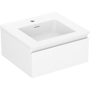 MEXEN/S - Orio kúpeľňová skrinka 50 cm s umývadlom Otis, 1 šuplík, biela mat 91A10-05023-1-BF01-W18M01 vyobraziť