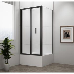 POLYSAN - DEEP BLACK obdĺžniková sprchová zástena 1000x900 L/P varianta, číre sklo MD1910B-02 vyobraziť