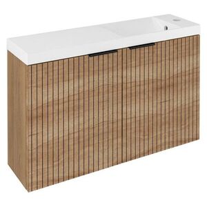 SAPHO - LATUS X STRIP umývadlová skrinka 78, 8x50x22cm, dub Alabama LT110-SET08 vyobraziť