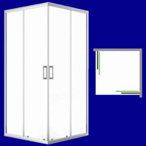 Laveo - Desna - štvorcový sprchovací kút 80x80 cm JKD_086K vyobraziť