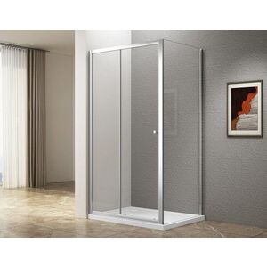 AQUALINE - UGGA obdĺžniková sprchová zástena 1400x800, sklo číre ATS140-01 vyobraziť