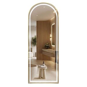 REA - Zrkadlo LED Orbit 50x160cm Brush Gold HOM-07053 vyobraziť