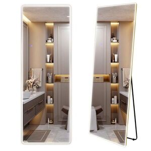 REA - Zrkadlo LED Classico 50x160cm Brush Gold HOM-07056 vyobraziť